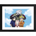 Naruto Shippuden Framed Print Photo Team 7 12"x16"