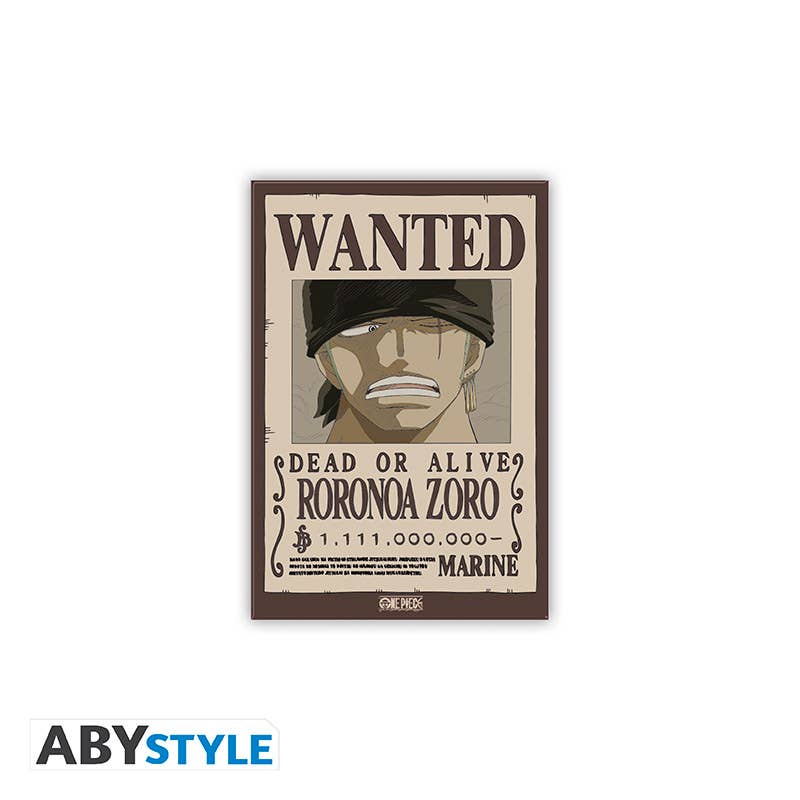 One Piece - Wanted Zoro Magnet