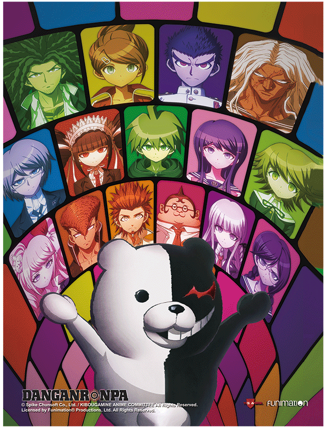 Danganropa 3D Lenticular Wall Art Poster Framed