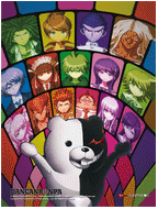 Danganropa 3D Lenticular Wall Art Poster Framed