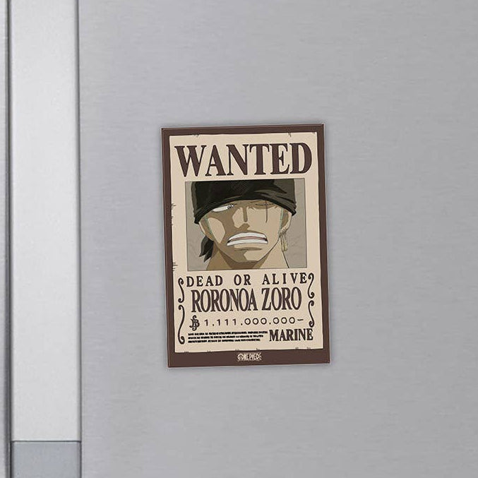 One Piece - Wanted Zoro Magnet