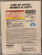 One Piece King of Artist - Monkey D. Luffy Collectible Figure by Banpresto