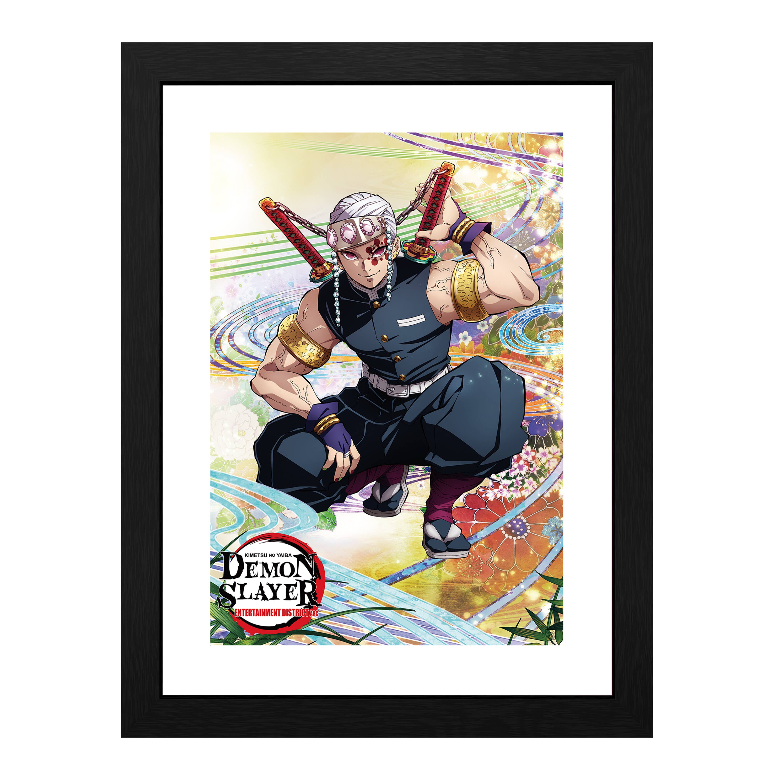 GB Eye Demon Slayer Tengen Framed Collector Print 12" x 16"