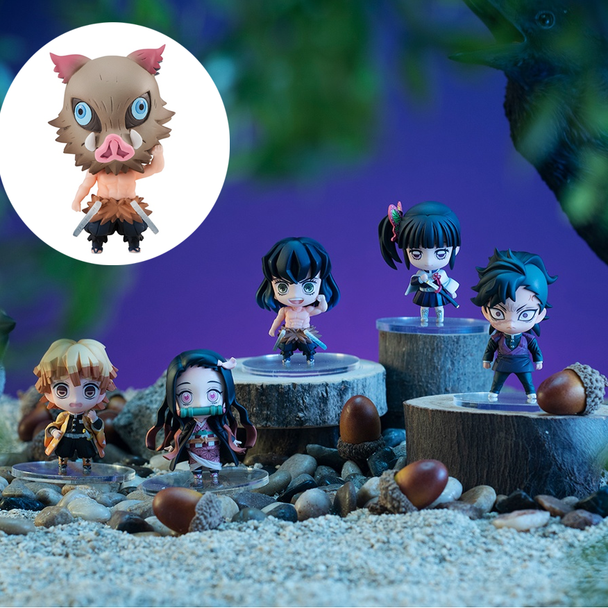 Tanjiro & Friends Mascot Box of 5 Figures