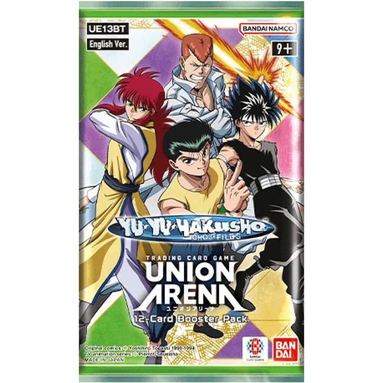 Union Arena Yu Yu Hakusho Ghost Files UE13BT Booster Pack - Bandai TCG
